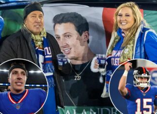 Meet Giants QB Tommy DeVito’s parents, Tom and Alexandra