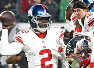 Giants’ Tyrod Taylor-led rally falls short against Eagles