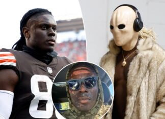 David Njoku burned ’17-to-18 percent’ of his body in firepit accident