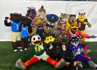 Pac-12 mascots soak in final title game before realignment