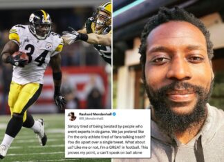 Ex-Steelers star Rashard Mendenhall plays victim after White people criticism