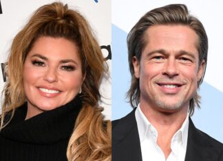 Shania Twain Jokes Brad Pitt's Birthday Don't Impress Her Much