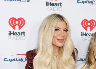 Tori Spelling and Her Kids Have a Family Night Out at Jingle Ball