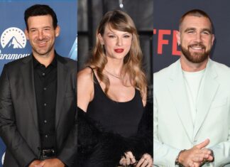 NFL’s Tony Romo Refers to Taylor Swift as Travis Kelce’s “Wife”