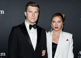 Scarlett Johansson Wears White Coat for Date Night Out With Colin Jost – Hollywood Life