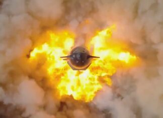 Watch drone view of Starship engine test ahead of 3rd flight
