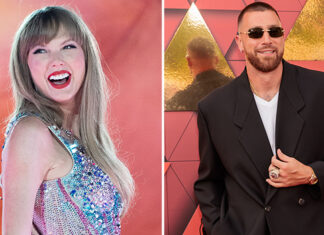 Taylor Swift and Travis Kelce Pack on the PDA at Holiday Party: Photo – Hollywood Life