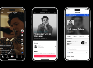 TikTok expands its in-app Ticketmaster ticketing feature to users in 20 countries