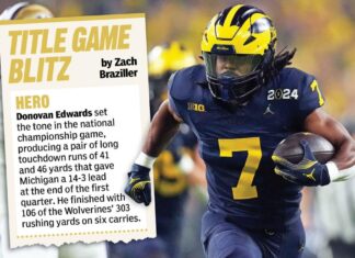 Heroes, zeros from Michigan’s win vs. Washington: Donovan Edwards starred