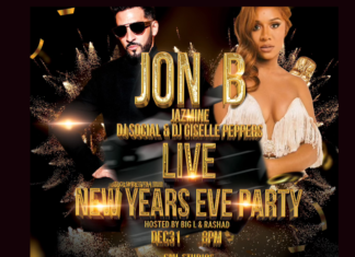 R&B Legend Jon B & Rising R&B Songstress Jazmine To Perform Live New Years Eve