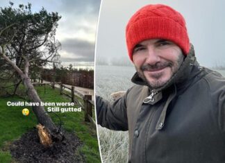 David Beckham reveals Storm Henk damage to UK home