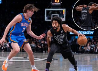 Nets hang on for win over Thunder to snap losing streak