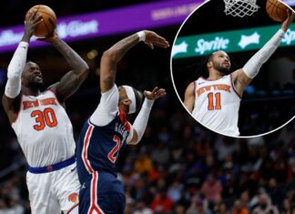Knicks’ Randle, Brunson dominate Wizards for fourth straight win