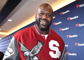 Shaquille O’Neal Hangs Out With Taylor Swift at 2024 Super Bowl, Calls Ice Spice ‘Fine’