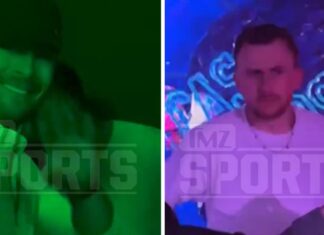 Glen Powell and Johnny Manziel Party Together In Scottsdale