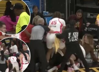 Wild women’s college basketball brawl features fans ejections