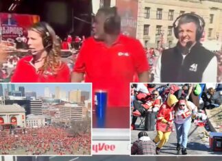 Reporters realize they’re in midst of Kansas City Chiefs parade shooting: video