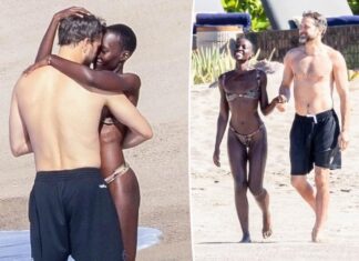 Joshua Jackson and Lupita Nyong’o pack on PDA during her Mexican birthday celebration