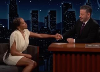 Jimmy Kimmel tears up with Regina King after her son’s death by suicide