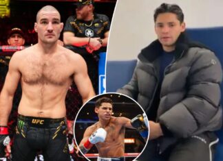 Ryan Garcia in heated spat with ex-UFC champ Sean Strickland