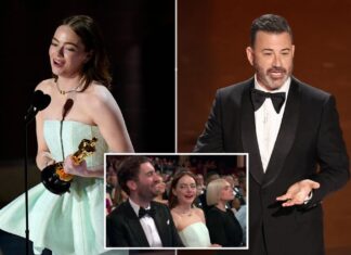 Emma Stone addresses Jimmy Kimmel ‘p—k’ Oscars rumors