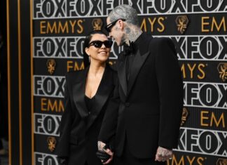 Travis Barker Posts Adorable Pic of Baby Rocky Snuggling With Kourtney Kardashian on Her Birthday