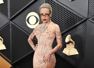 Doja Cat Bares All in See-Through Swimsuit