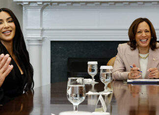 Kim Kardashian Joins Vice President Kamala Harris at White House – Hollywood Life