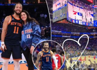 How Jalen Brunson’s wife celebrated his historic Knicks game