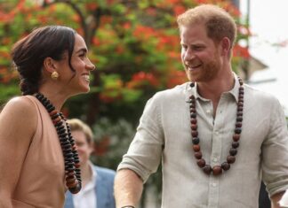 Meghan Markle, Prince Harry All Smiles in Nigeria After Reuniting in London