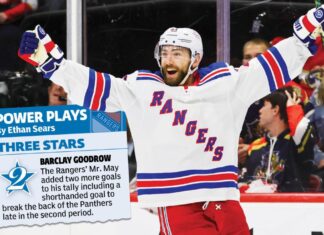 Barclay Goodrow becoming Rangers’ Mr. May after Game 3 goals