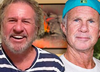 Sammy Hagar Surprised By Chad Smith At Hollywood Walk of Fame Ceremony