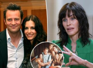 Courteney Cox says late ‘Friends’ co-star Matthew Perry still ‘visits’ her