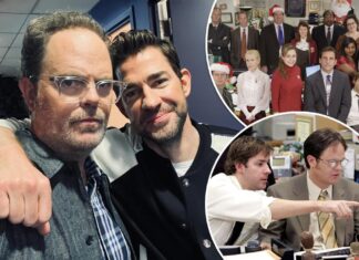 Rainn Wilson, John Krasinski reunite after ‘The Office’ spinoff news