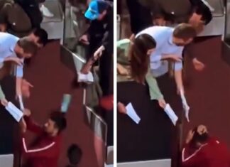 Novak Djokovic Struck In Head By Water Bottle At Tournament