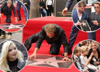 Robert Downey Jr. playfully attempts to steal Chris Hemsworth’s Hollywood star: photos