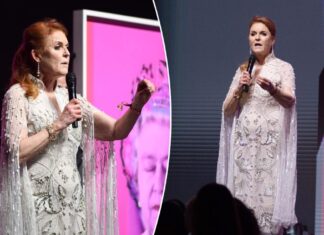Sarah Ferguson orders crowd to be quiet at Cannes Film Festival