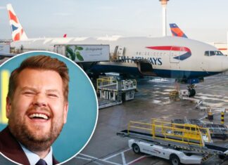 James Corden has verbal altercation with airline employee – and fellow fliers defend him