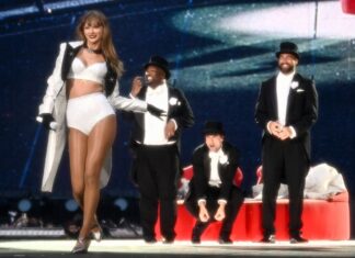 Taylor Swift & Travis Kelce Cuddle Up While Exiting the Eras Tour in Germany