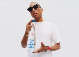 Pharrell Williams Partners With Evian for Limited-Edition ‘Fountain of Youth’ Water Bottles: ‘Staying Hydrated Is Fundamental’