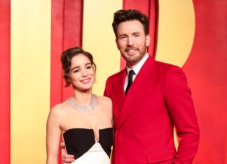 See Chris Evans' Wife Alba Baptista Show Support for Him at Premiere