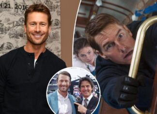 Glen Powell denies he’s replacing Tom Cruise in ‘Mission: Impossible’