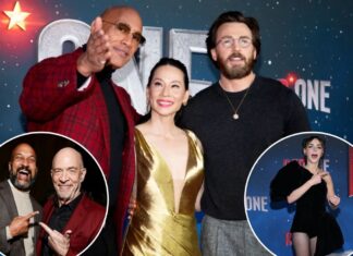 Dwayne Johnson, Chris Evans and Kiernan Shipka hit the red carpet at NYC premiere of ‘Red One’ — photos