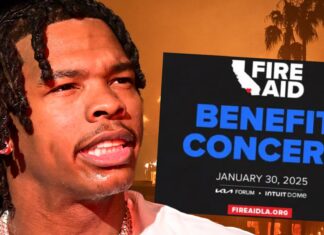 Lil Baby Performing ‘California Breeze’ at FireAid Benefit Concert