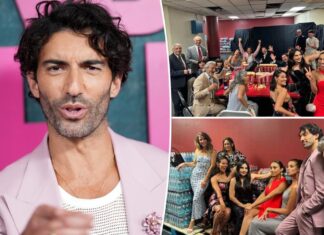 Justin Baldoni shares photos of his family allegedly ‘being held’ in a basement at ‘It Ends With Us’ premiere