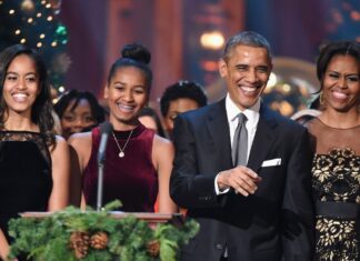 Barack Obama Shares Rare Pic of Michelle Obama With Sasha & Malia