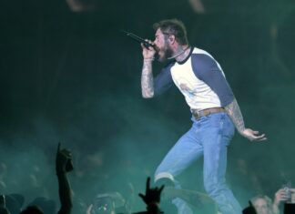 Post Malone Brings Out NBA Legend Allen Iverson for ‘White Iverson’ Performance in Philadelphia